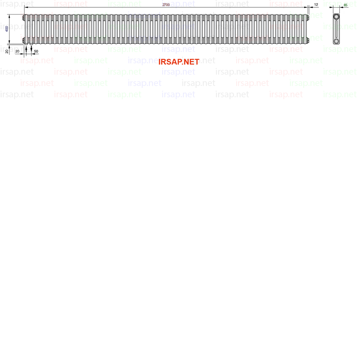 Радиатор IRSAP Tesi 20400/60 T18 CL 01
